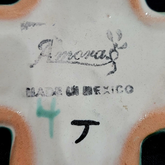 Rustic Handmade Green Floral Cross – Southwestern & Spiritual Accent - Picture 4 of 4